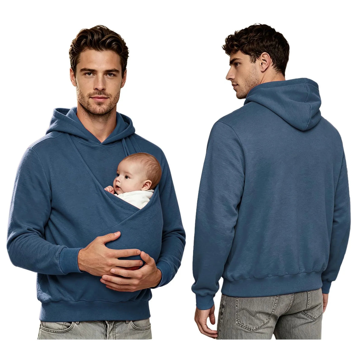 Bluza Kangurka OMLIS - Meska Bluza z Kieszenia na Dziecko